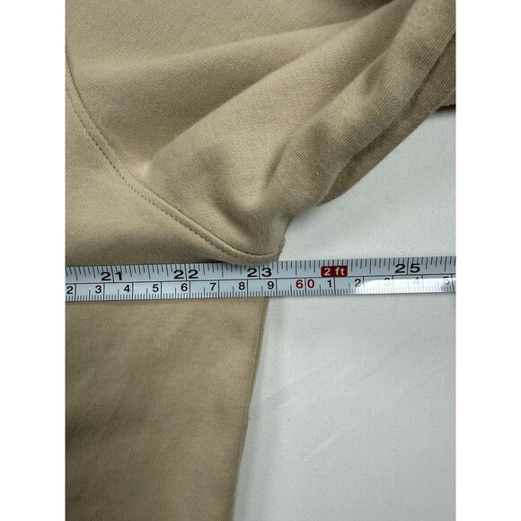 SCOTT BARBER Men's L Tan Beige Mock Neck Sweater 100% Pima Cotton Knit - Picture 6 of 10